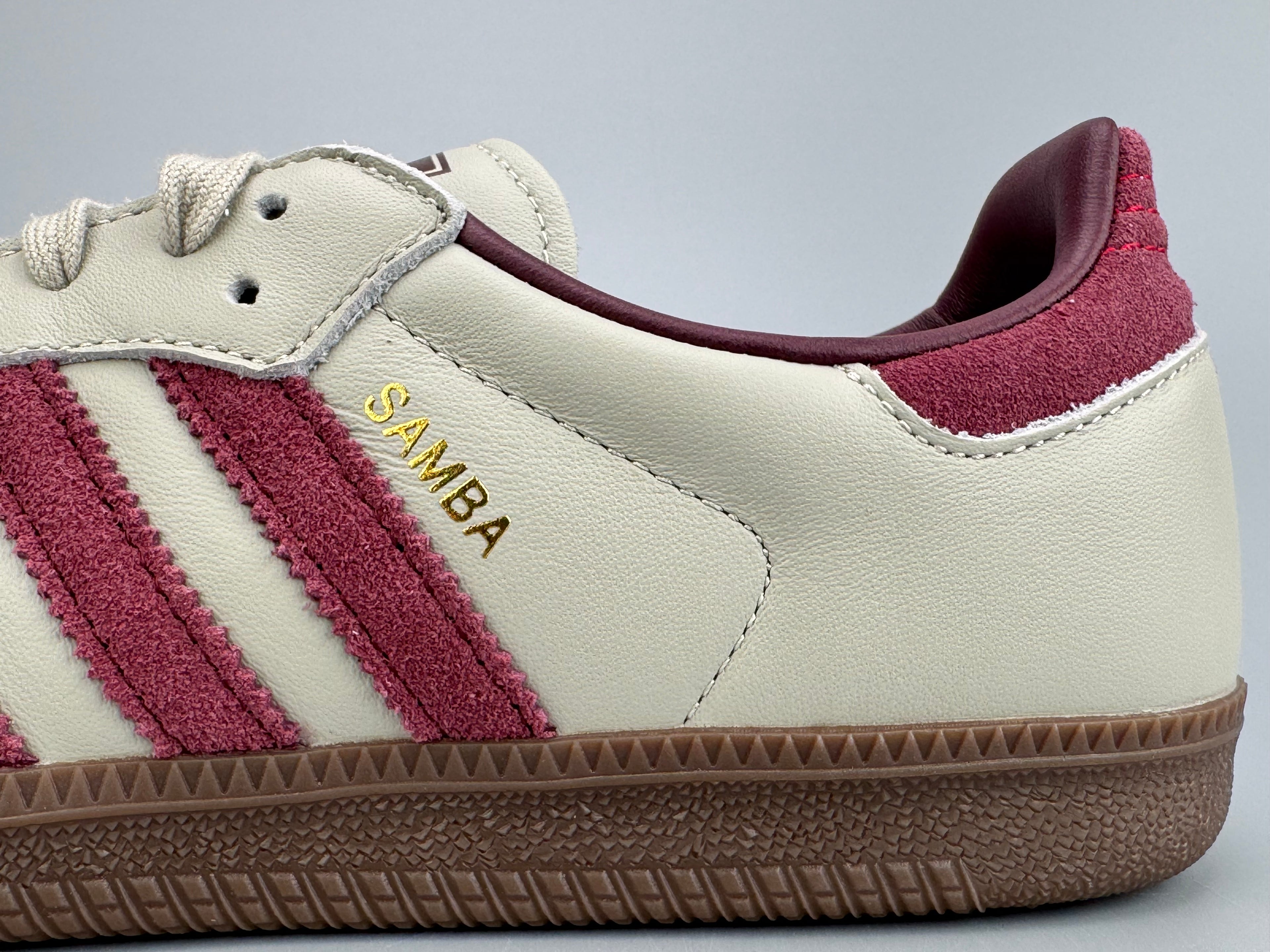 Adidas Samba OG Natural Leather & Front Suede Sneakers