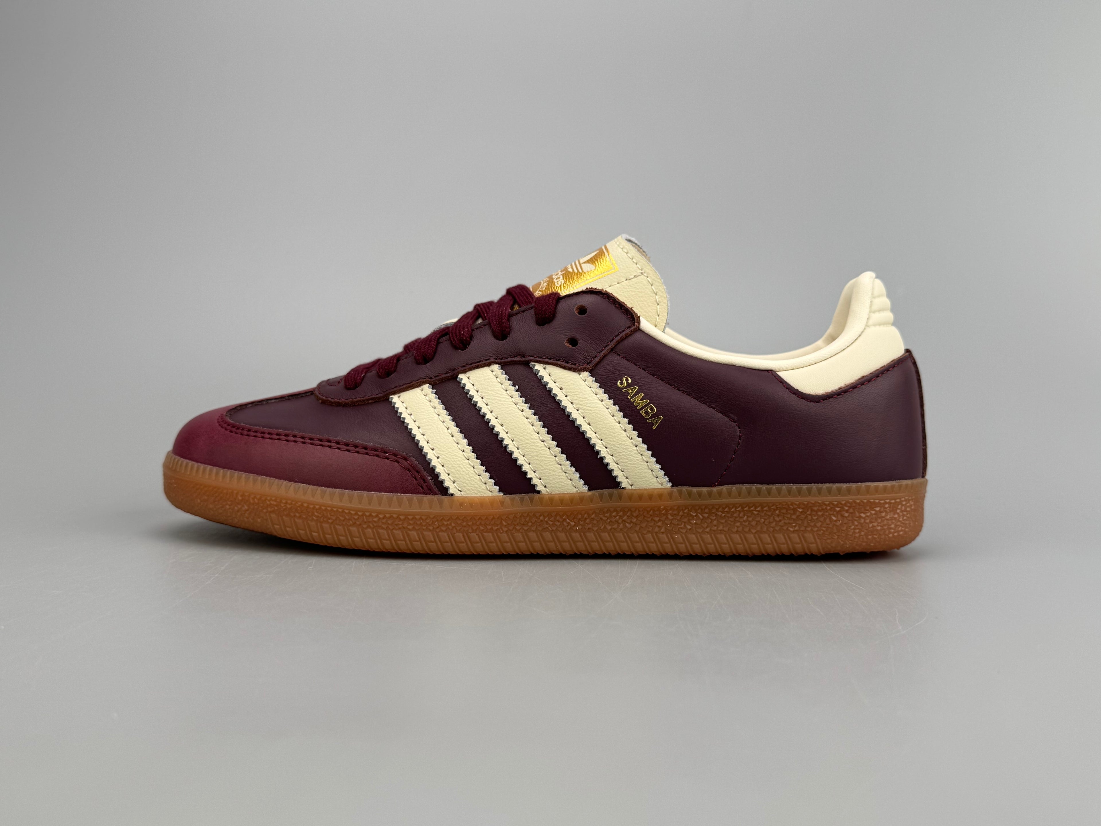 Adidas Samba OG Natural Leather & Front Suede Sneakers