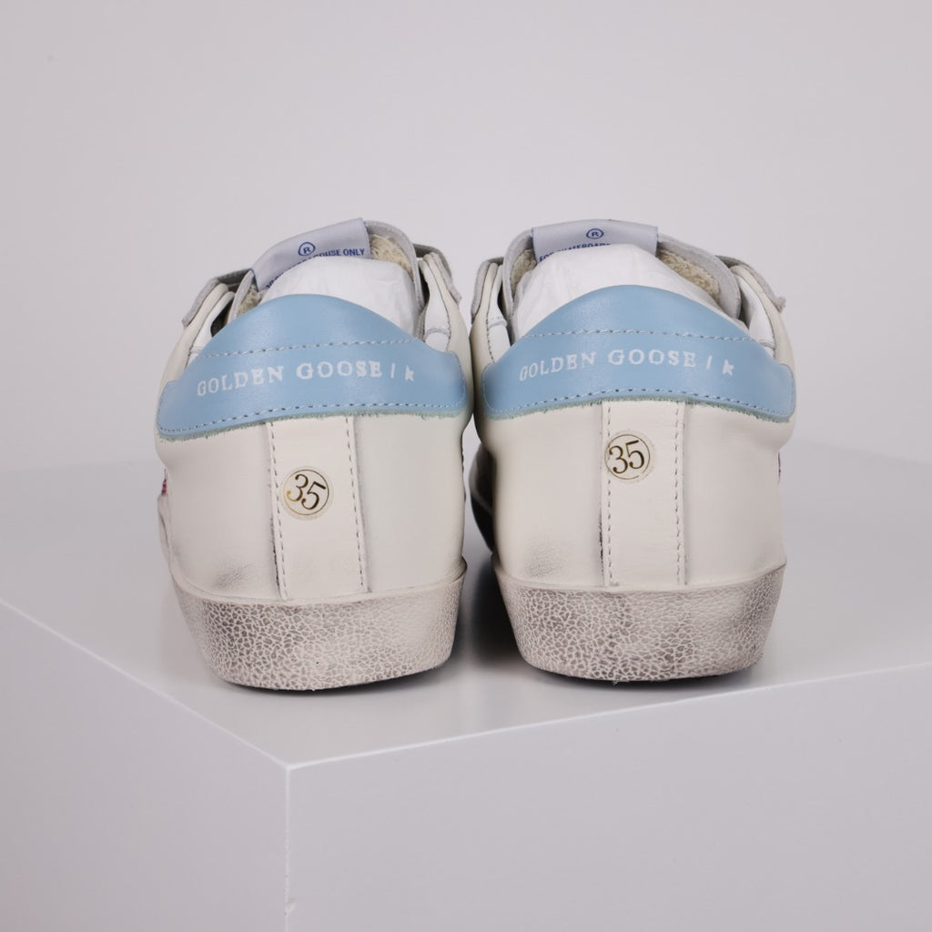 Golden Goose Superstar side star Glitter