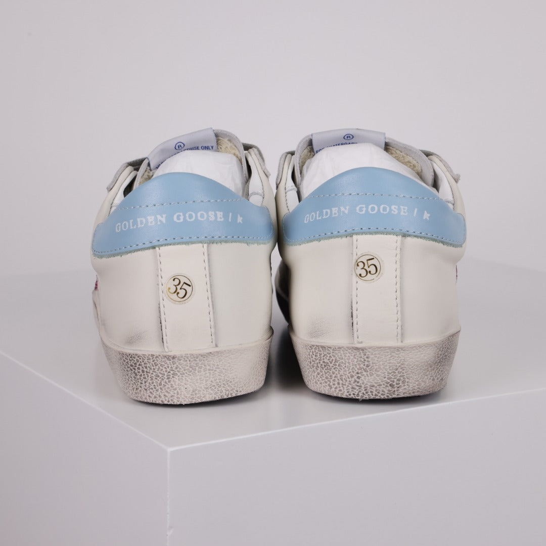 Golden Goose Superstar side star Glitter