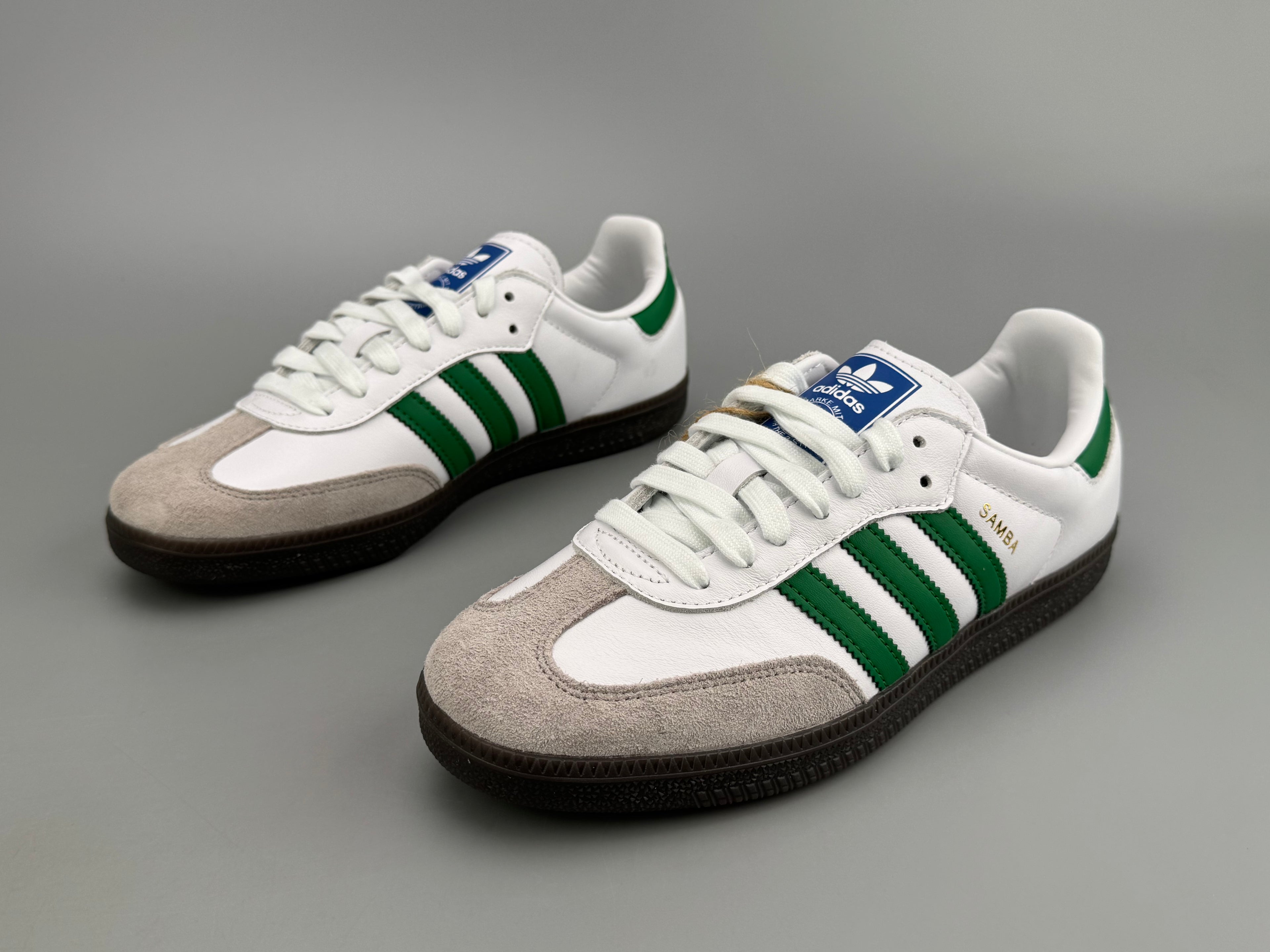 Adidas Samba OG Natural Leather & Front Suede Sneakers