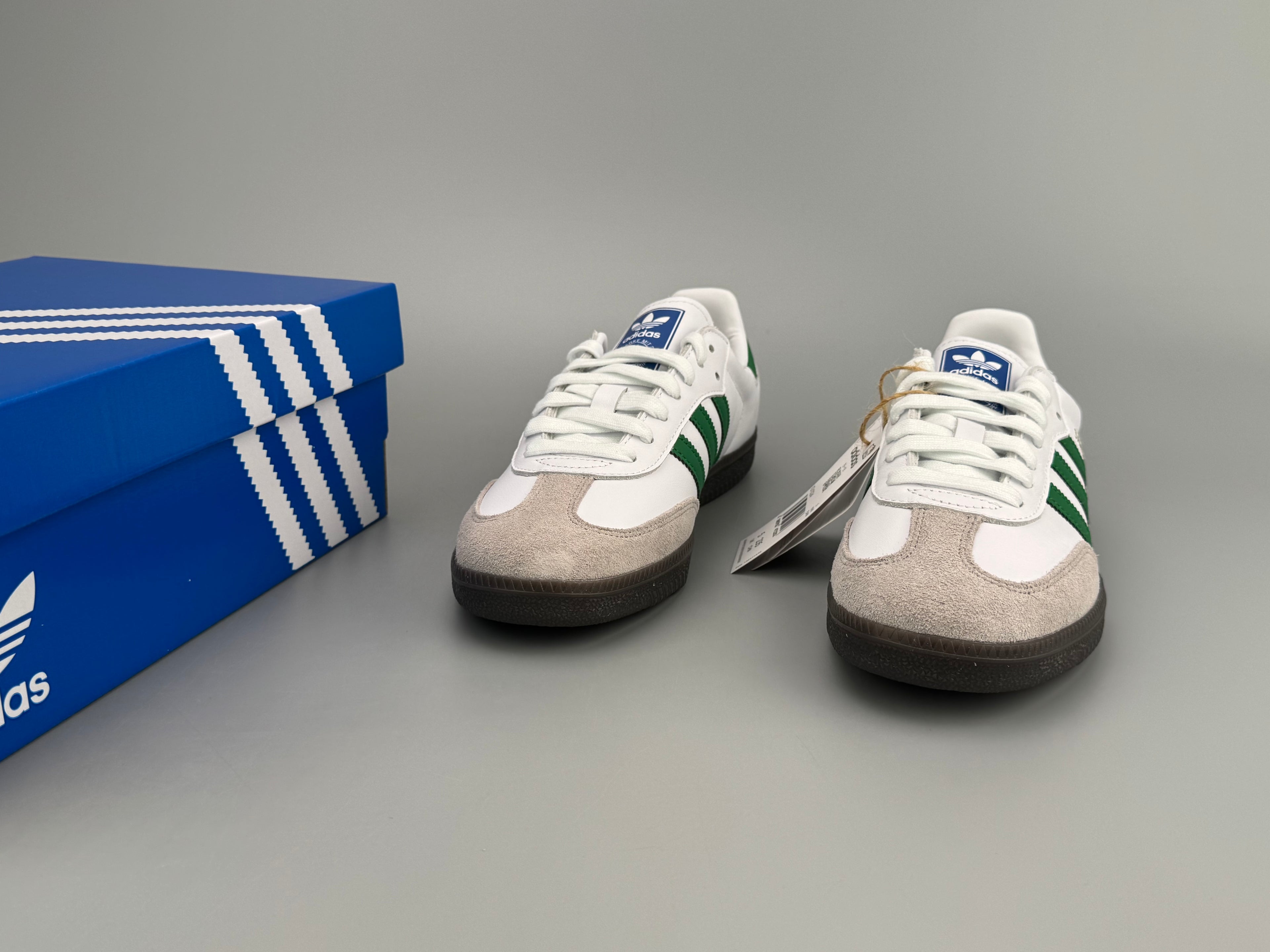 Adidas Samba OG Natural Leather & Front Suede Sneakers