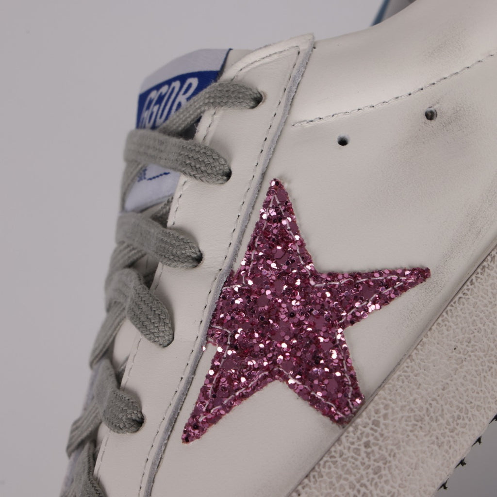 Golden Goose Superstar side star Glitter