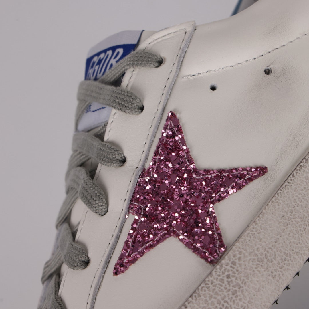Golden Goose Superstar side star Glitter
