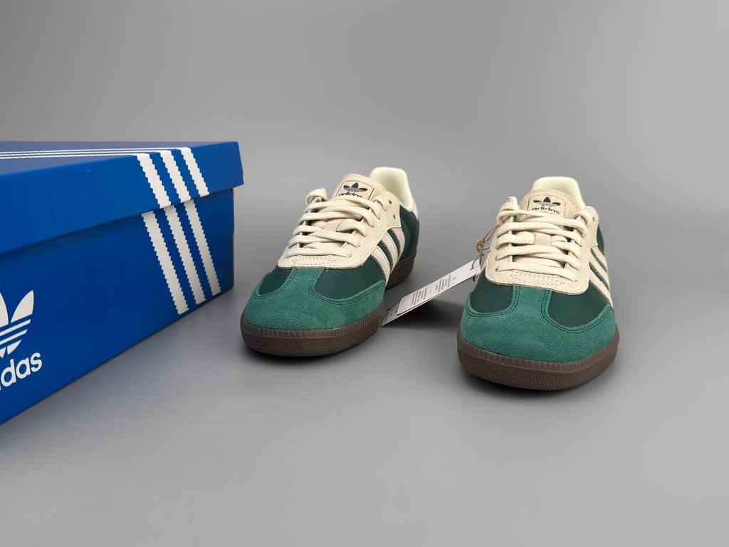 Adidas Samba OG Natural Leather & Front Suede Sneakers