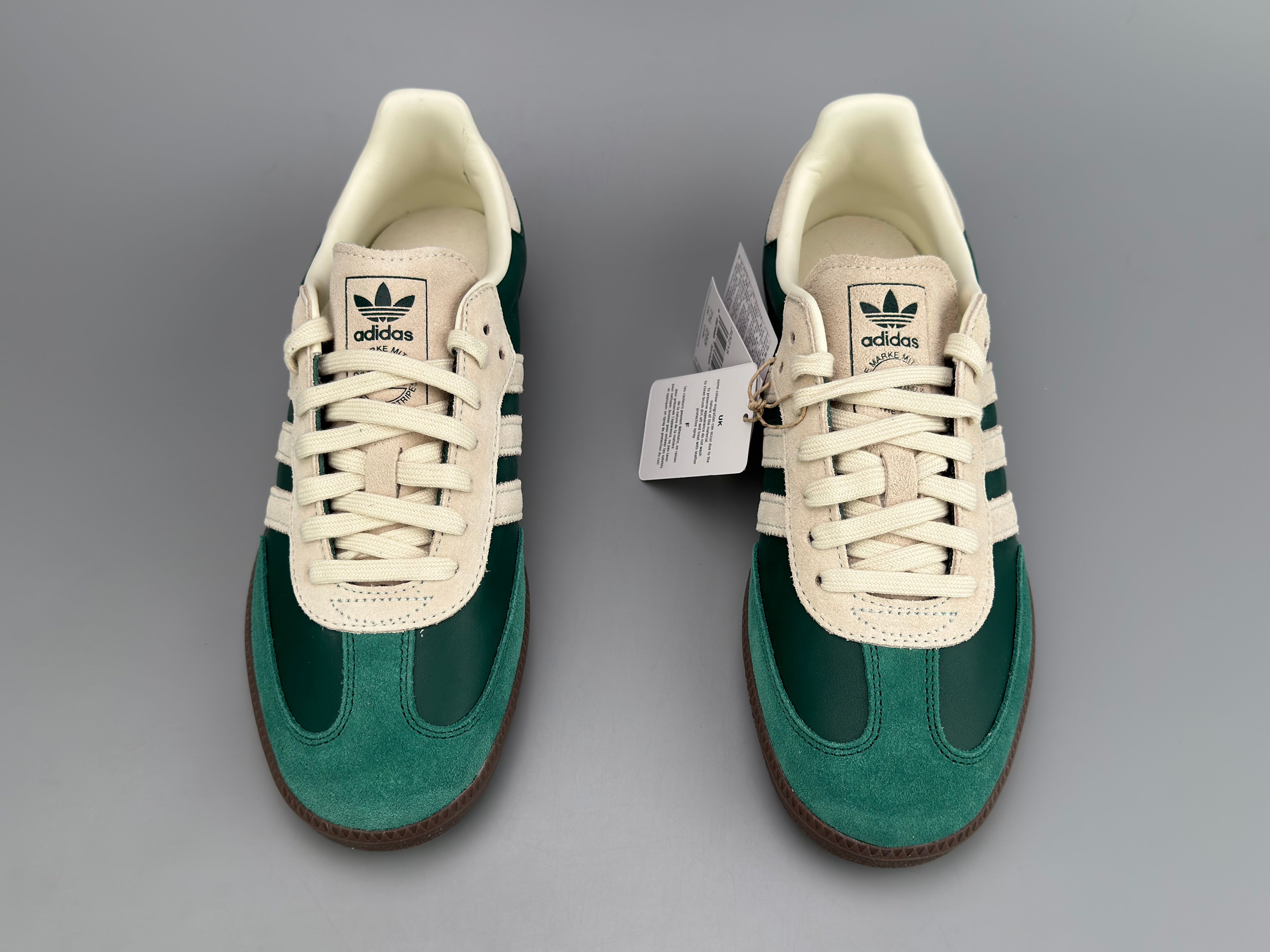 Adidas Samba OG Natural Leather & Front Suede Sneakers