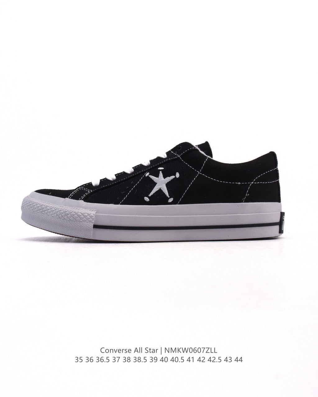 Stüssy x Converse One Star Ox Black
