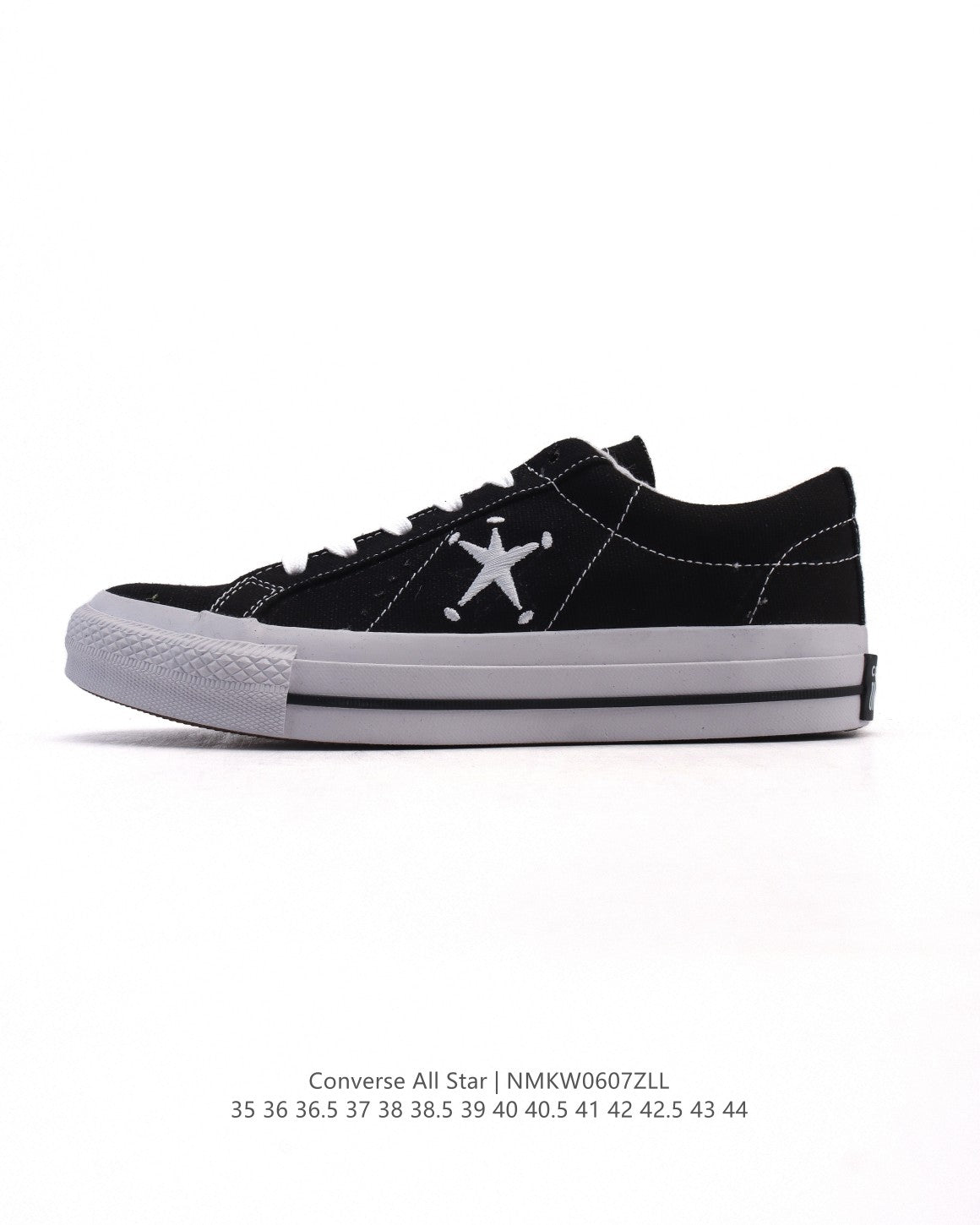 Stüssy x Converse One Star Ox Black