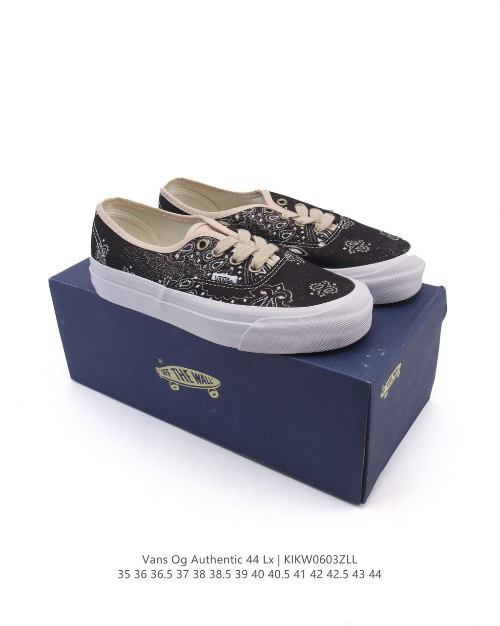 Vans LX Authentic 44 Faded Paisley Black