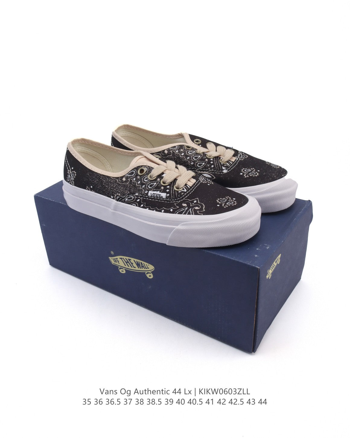 Vans LX Authentic 44 Faded Paisley Black