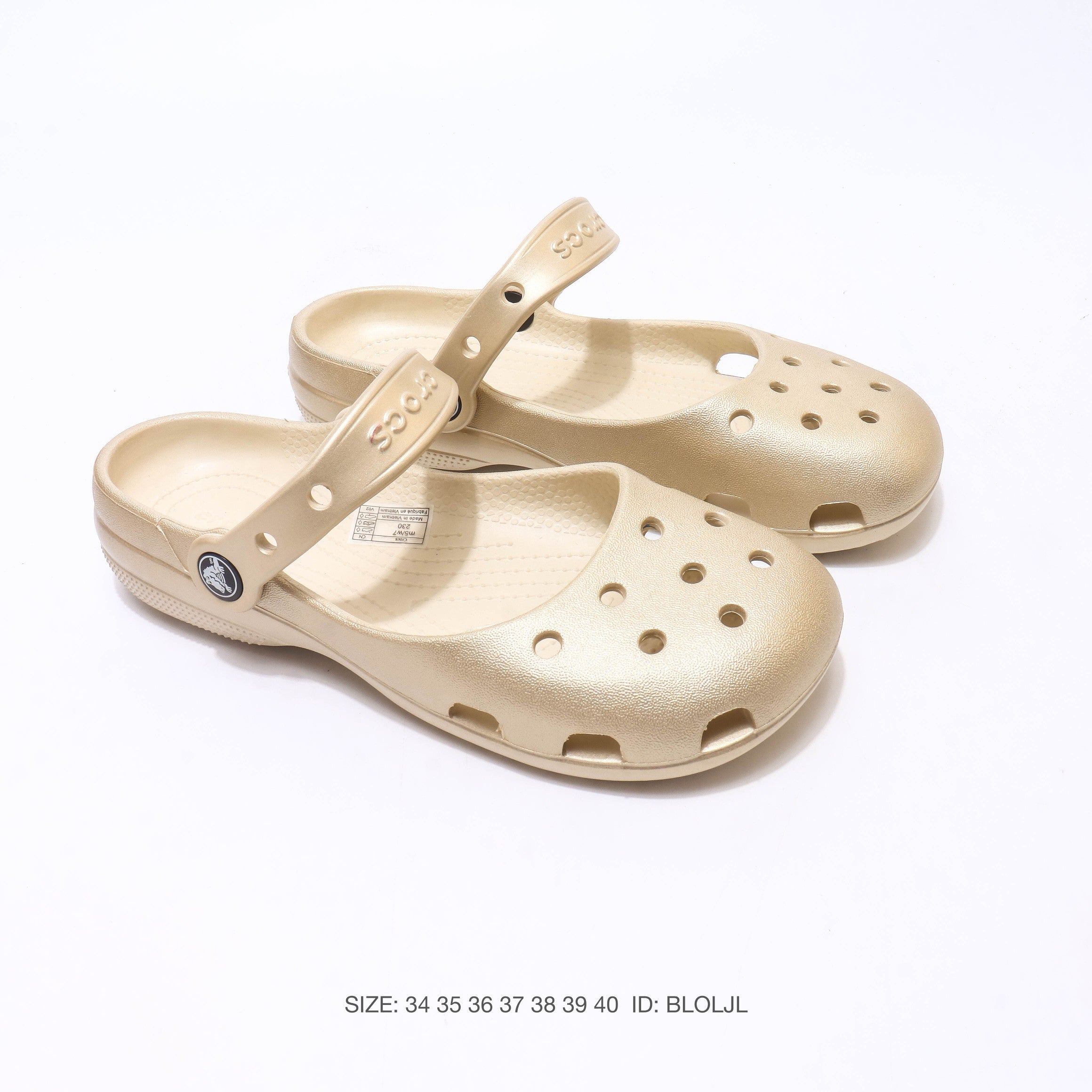 Crocs Classic Mary Jane Metallic