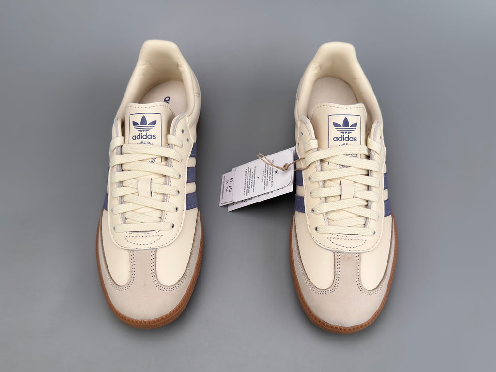 Adidas Samba OG Natural Leather & Front Suede Sneakers