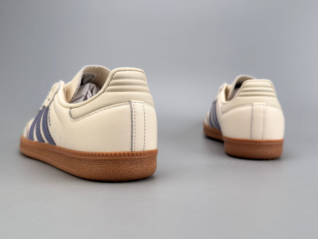 Adidas Samba OG Natural Leather & Front Suede Sneakers