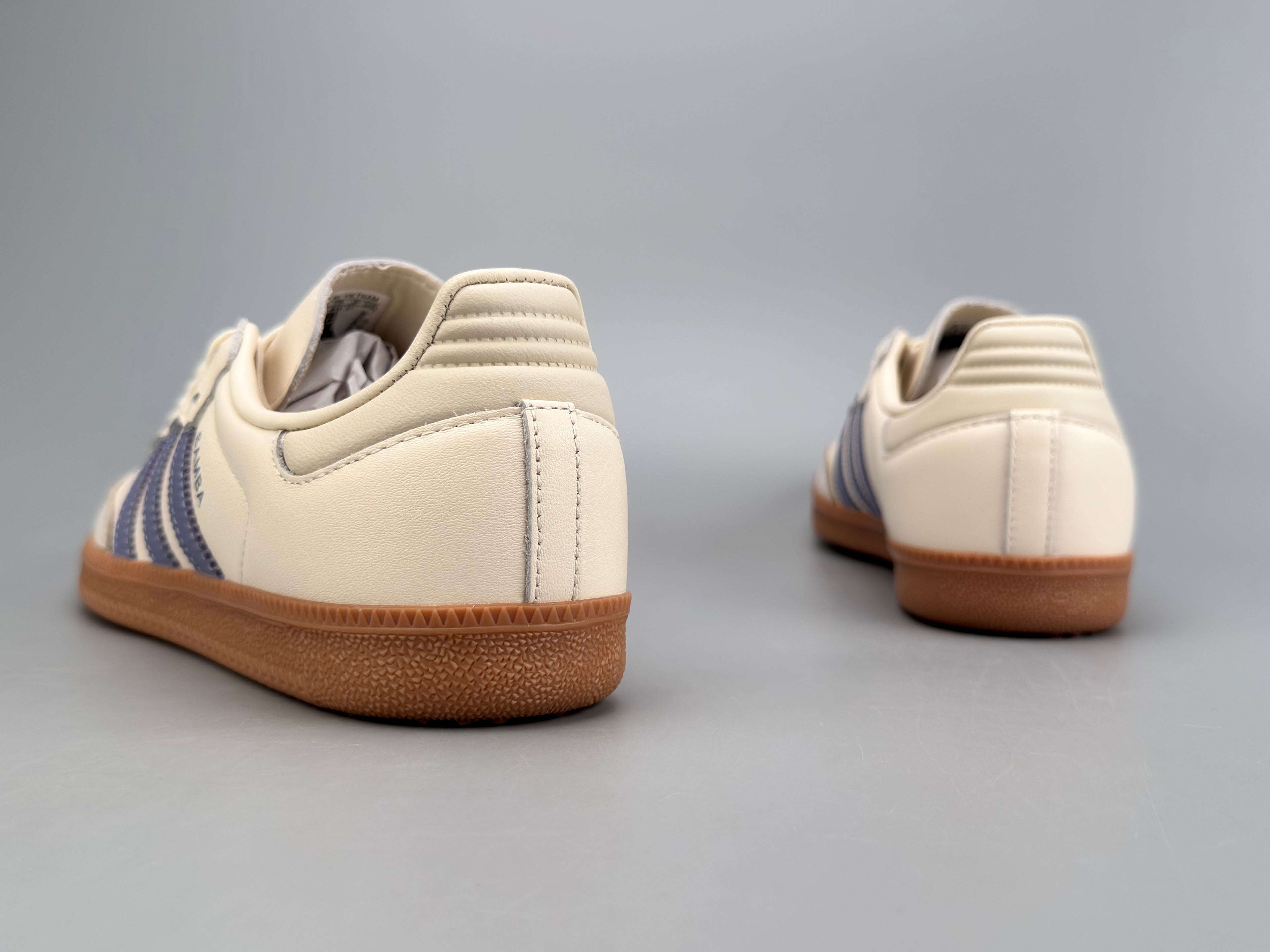 Adidas Samba OG Natural Leather & Front Suede Sneakers