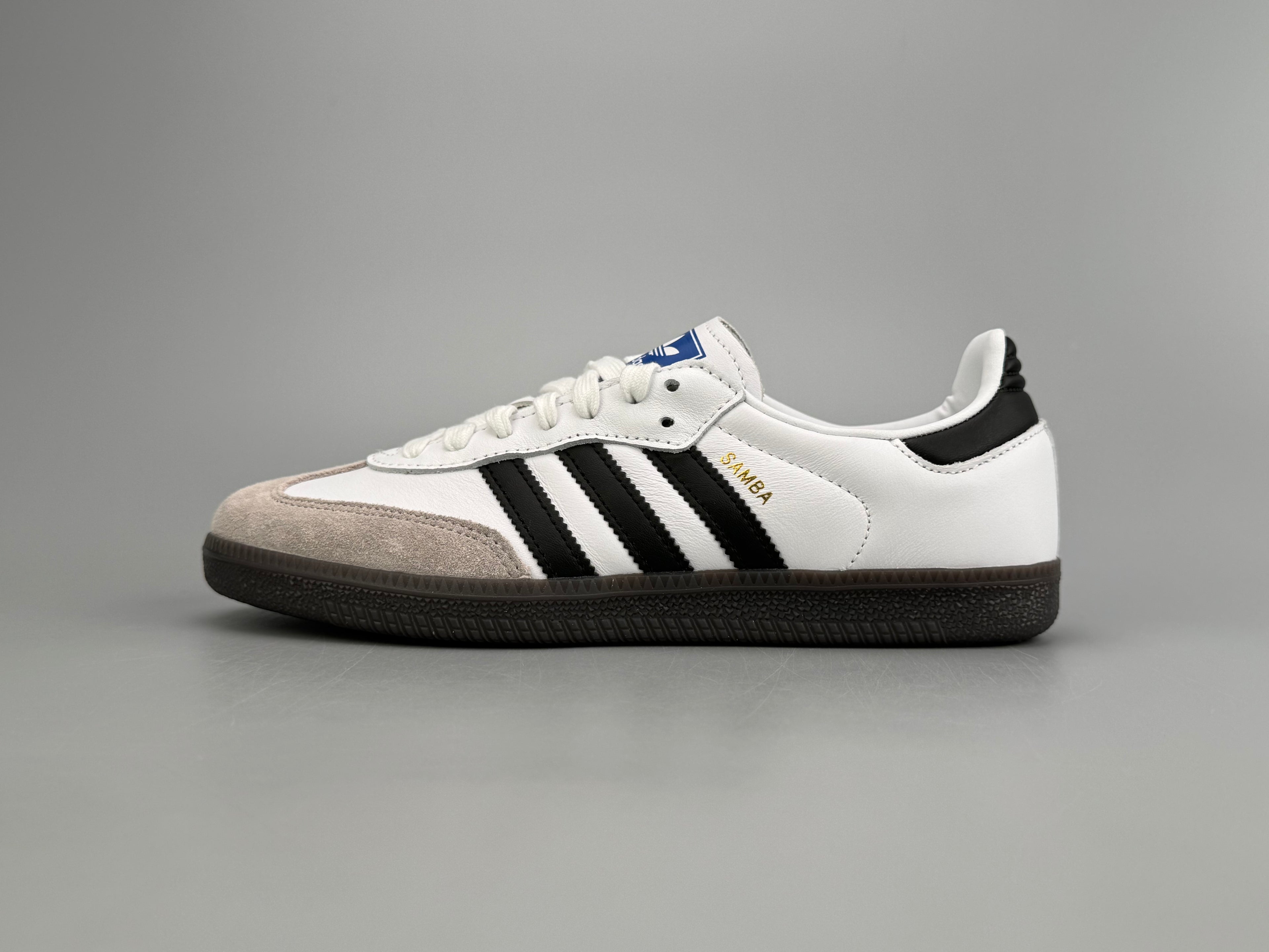 Adidas Samba OG Natural Leather & Front Suede Sneakers