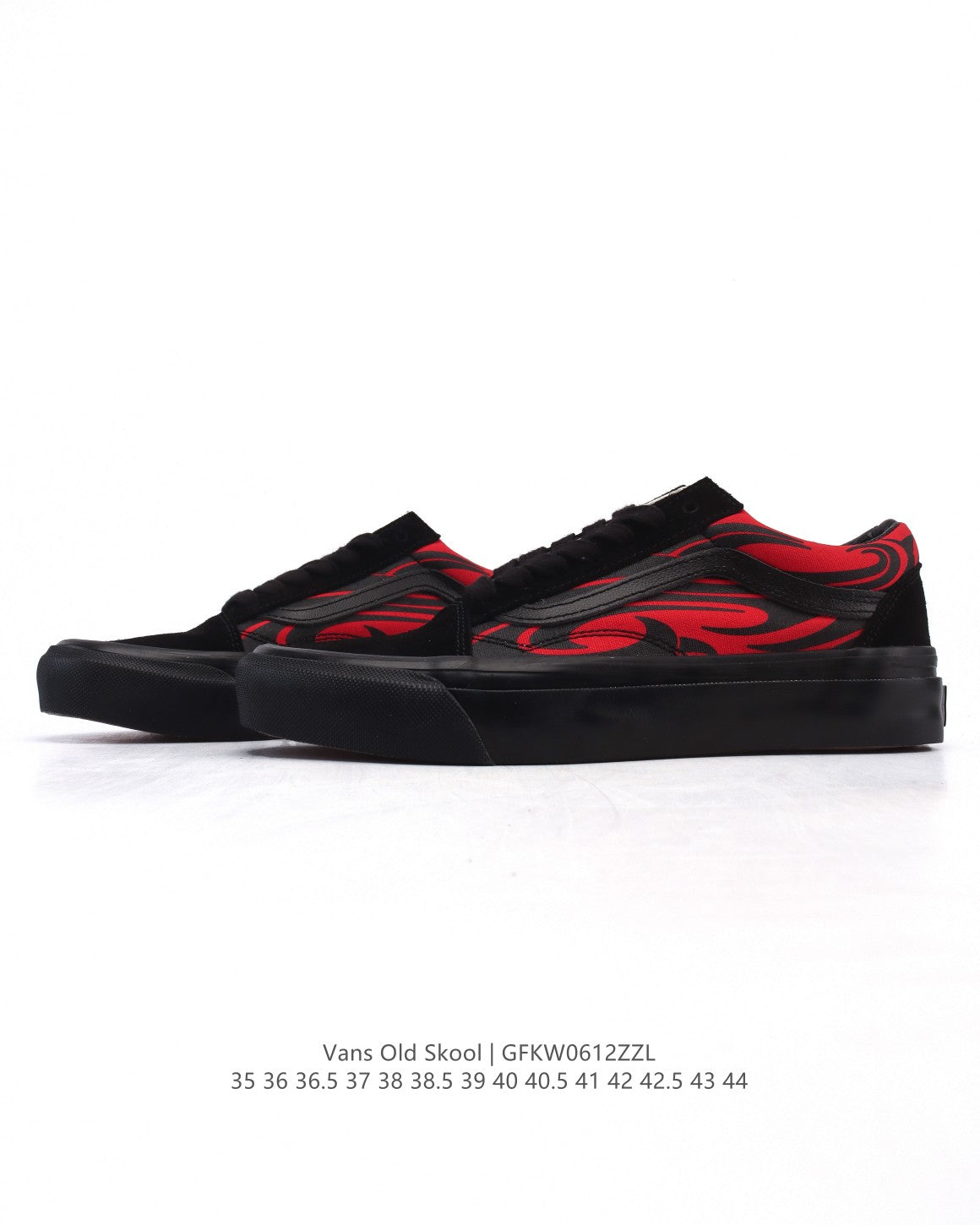 Vans Premium Old Skool Y2K Flame Black Red
