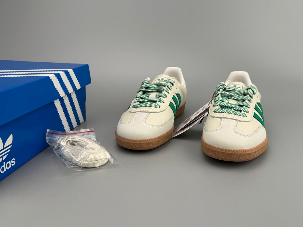 Adidas Samba OG Natural Leather & Front Suede Sneakers