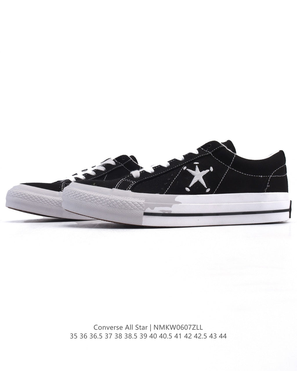 Stüssy x Converse One Star Ox Black
