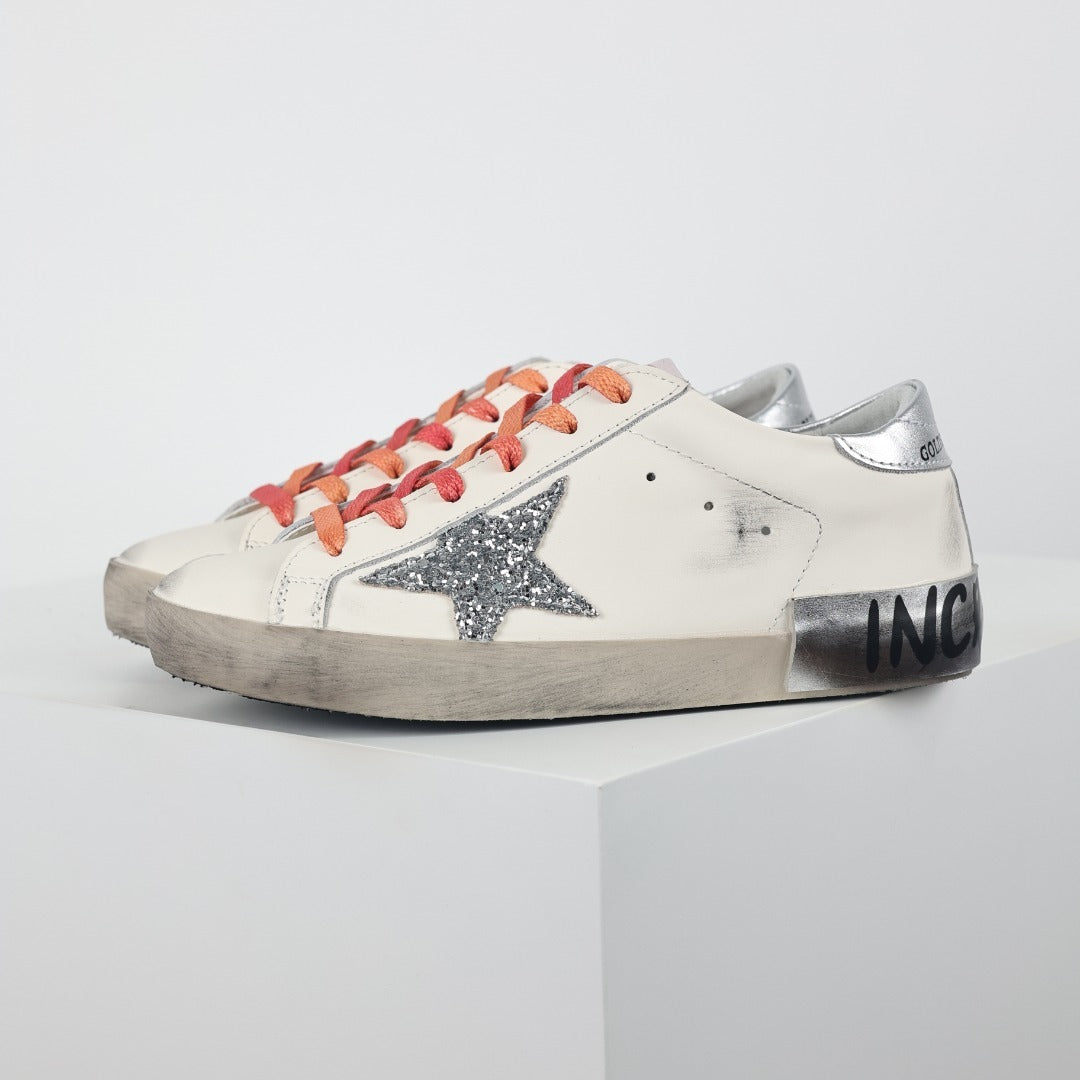 Golden Goose Superstar side star Glitter