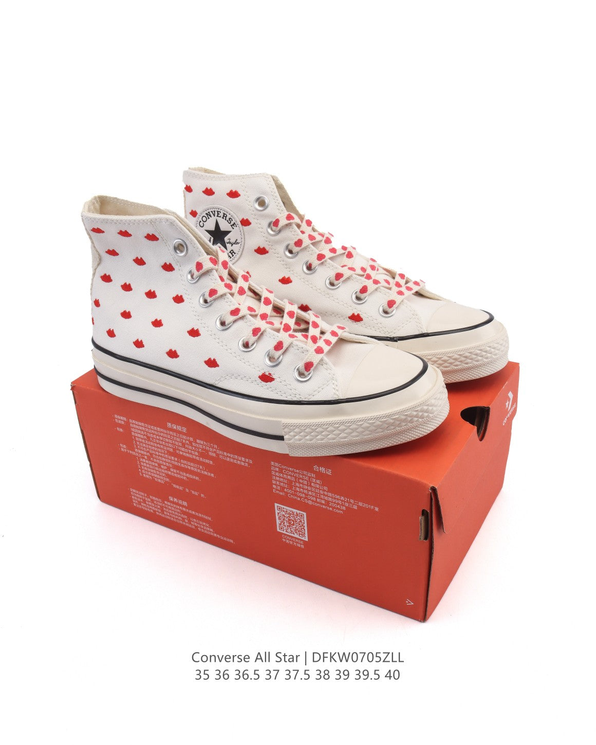 Converse Chuck 70 Hi Embroidered Lips