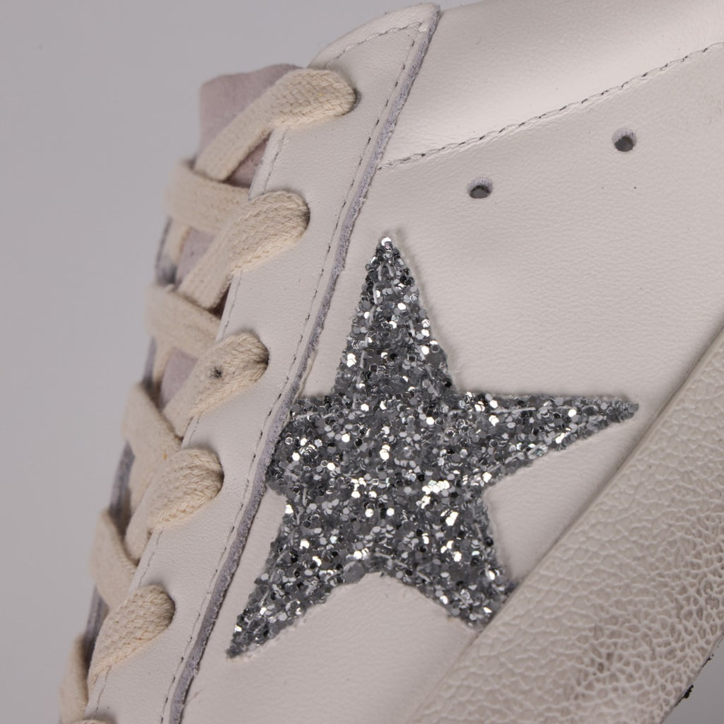 Golden Goose Superstar side star Glitter