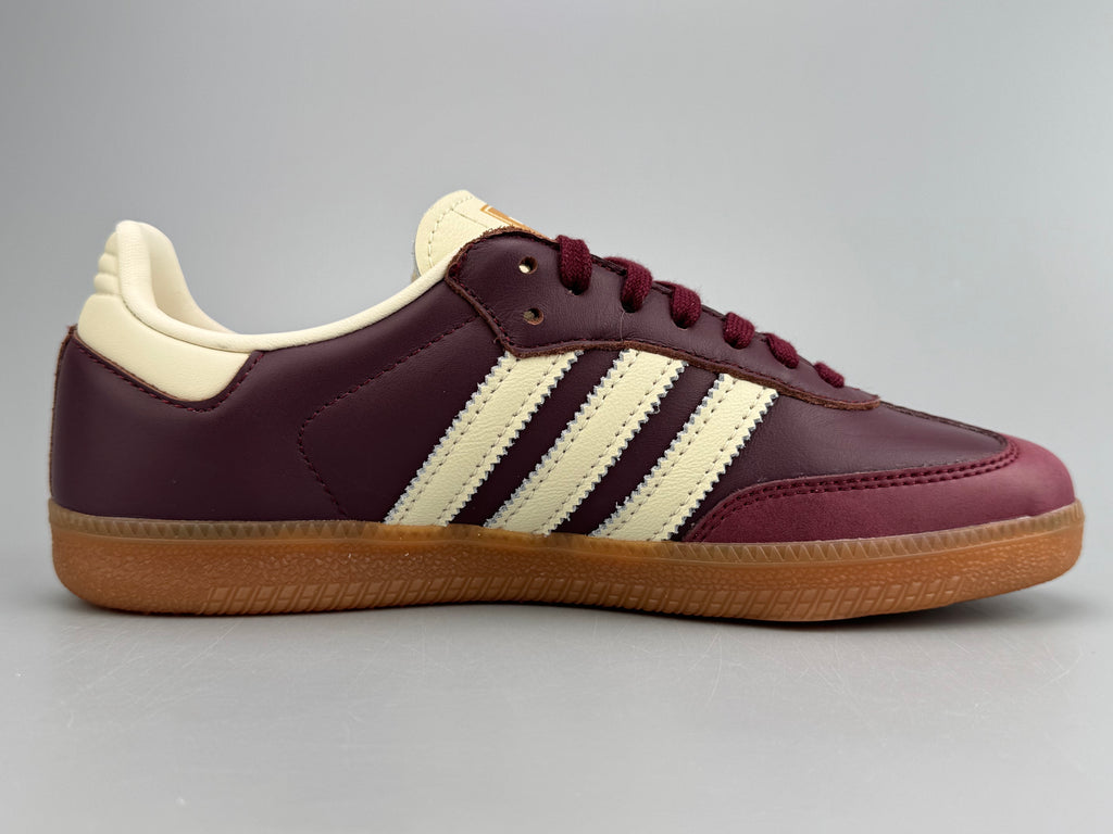 Adidas Samba OG Natural Leather & Front Suede Sneakers