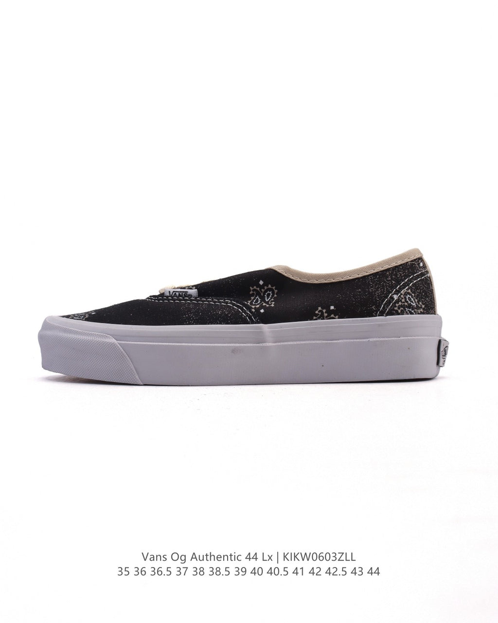 Vans LX Authentic 44 Faded Paisley Black