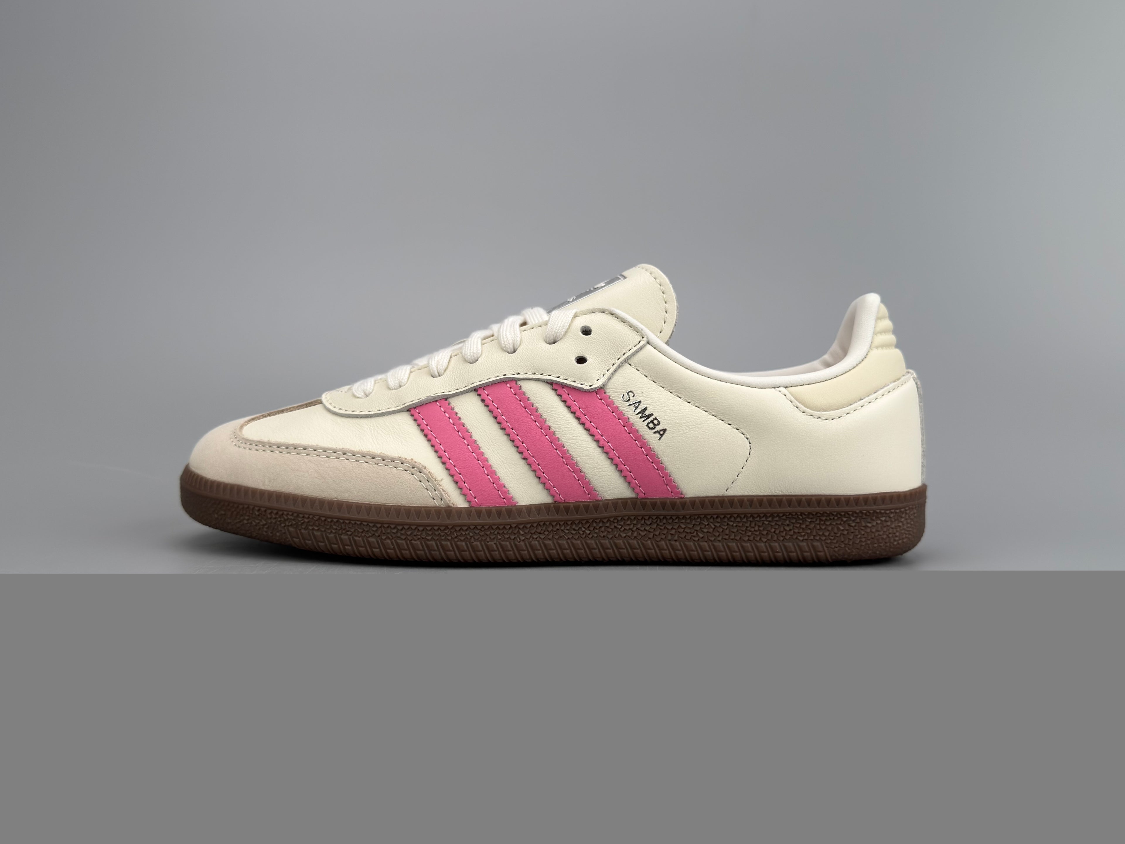 Adidas Samba OG Natural Leather & Front Suede Sneakers