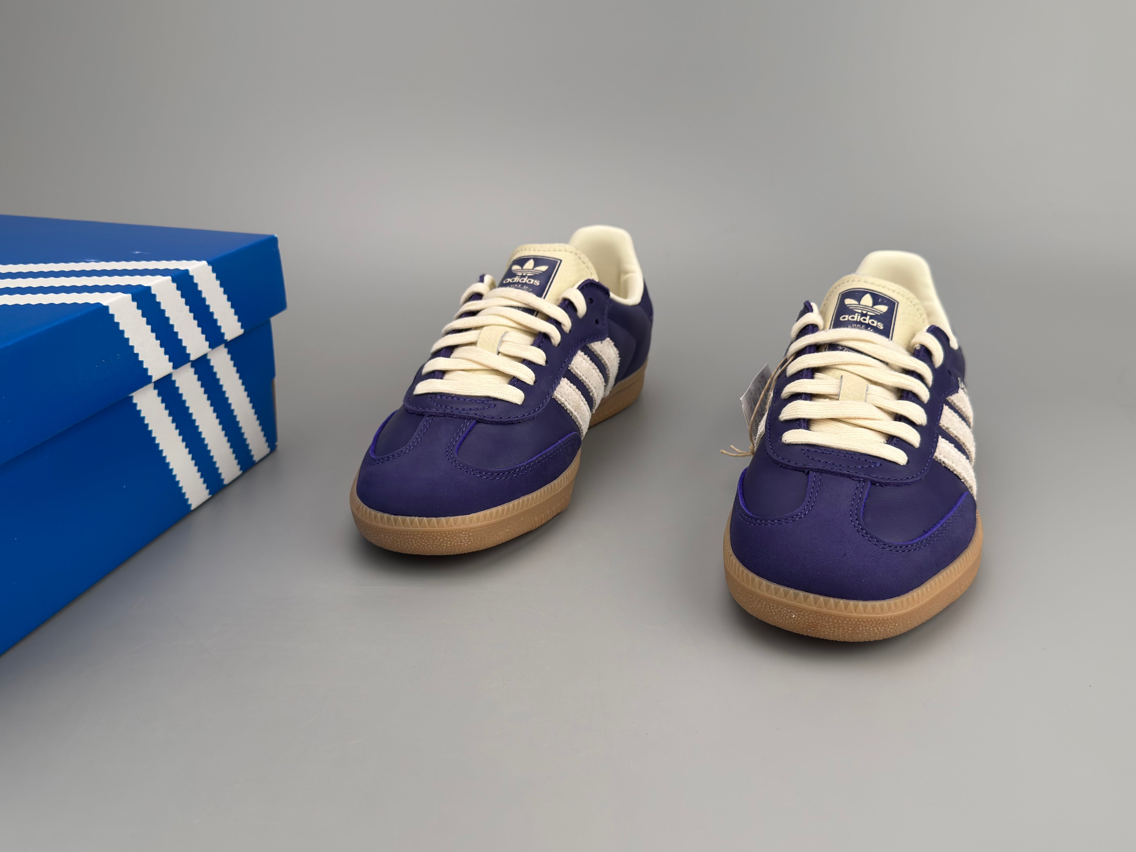 Adidas Samba OG Natural Leather & Front Suede Sneakers