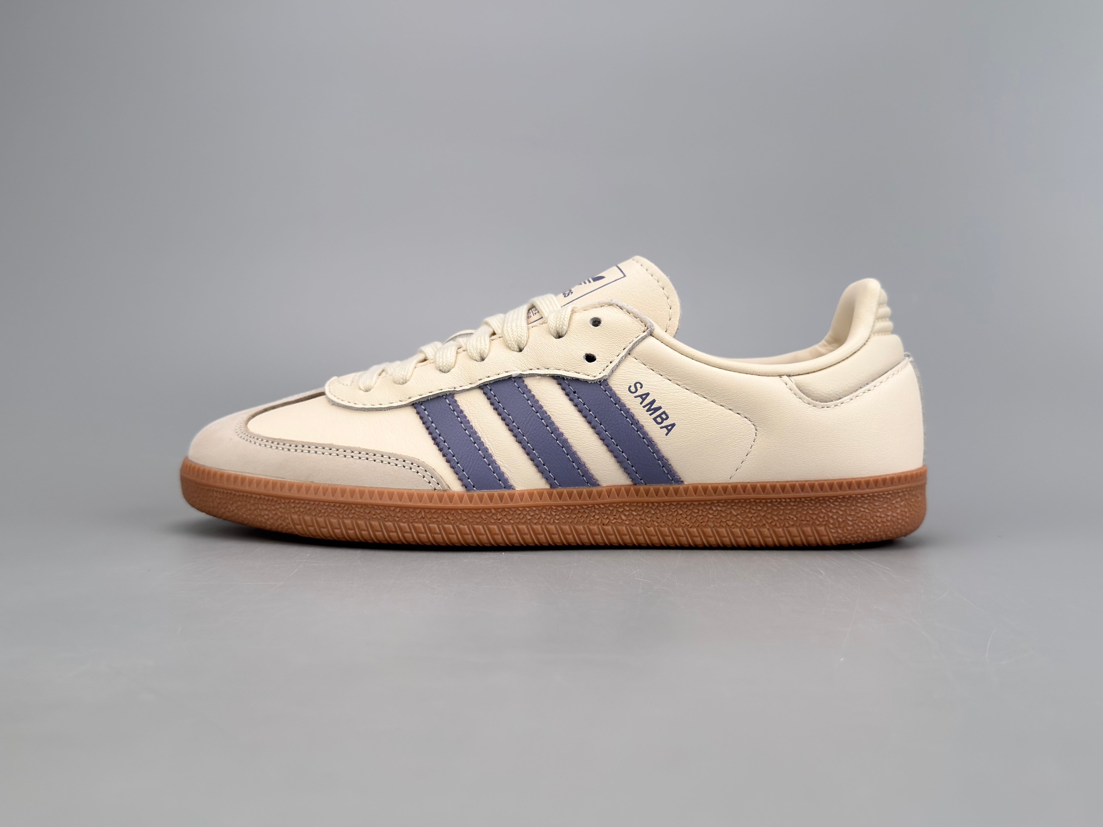 Adidas Samba OG Natural Leather & Front Suede Sneakers