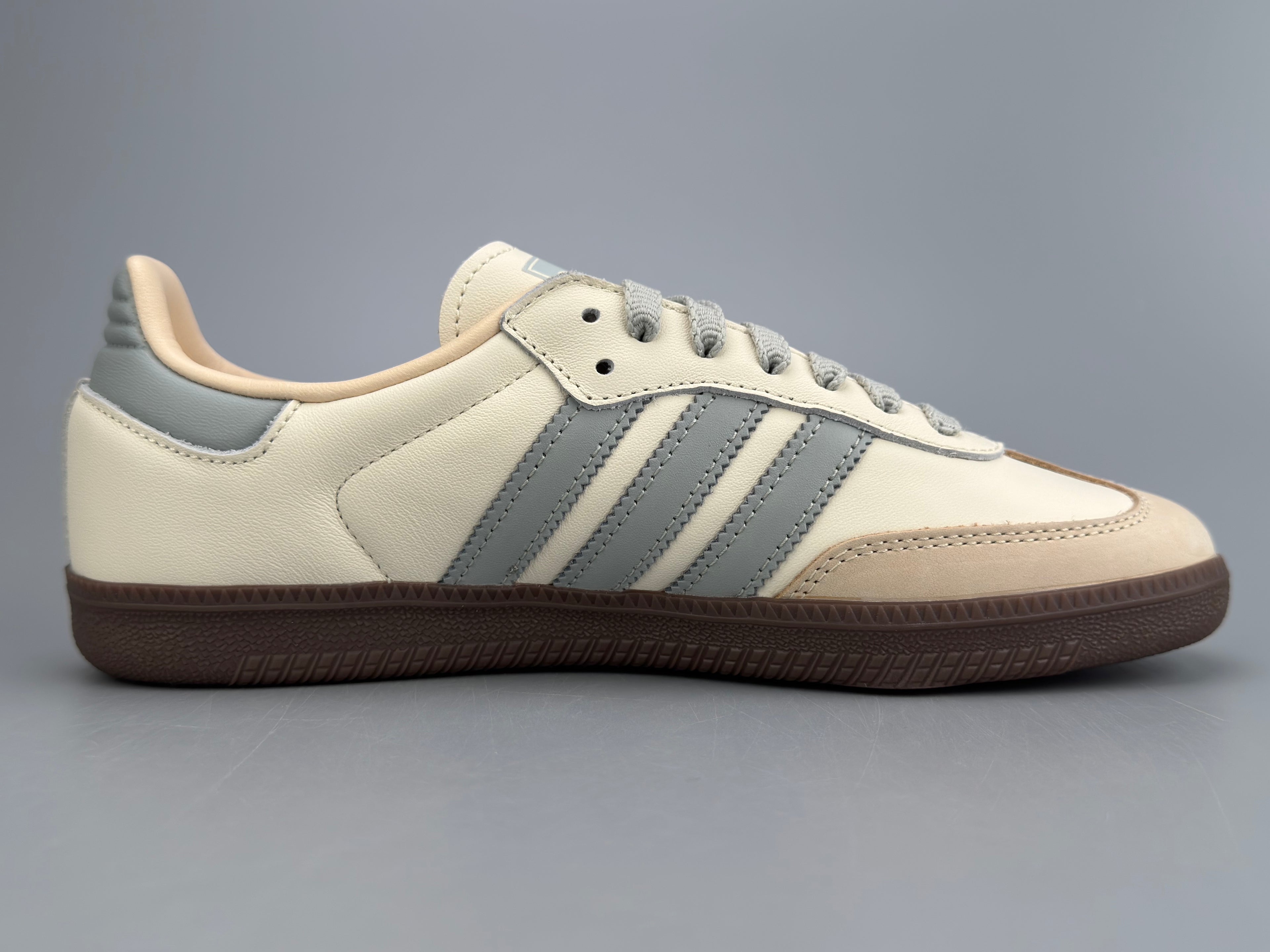 Adidas Samba OG Natural Leather & Front Suede Sneakers