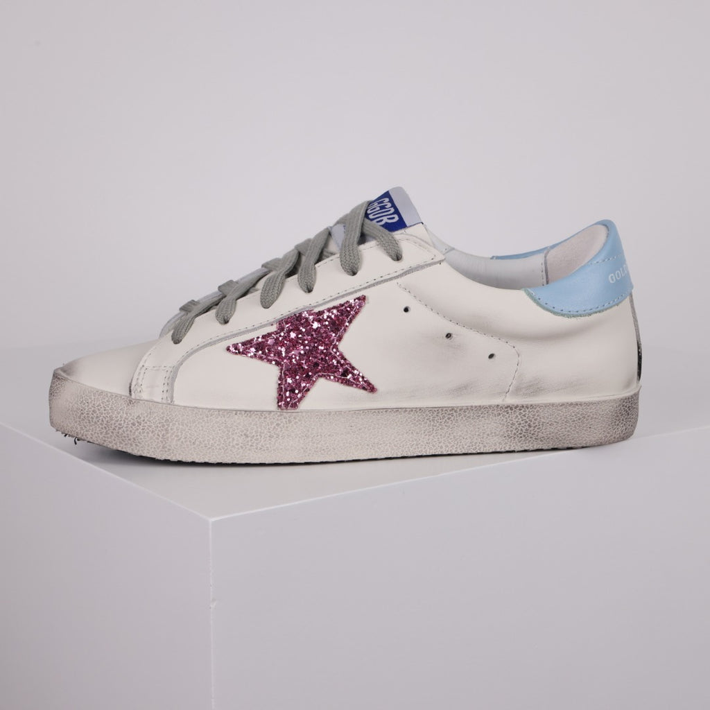 Golden Goose Superstar side star Glitter