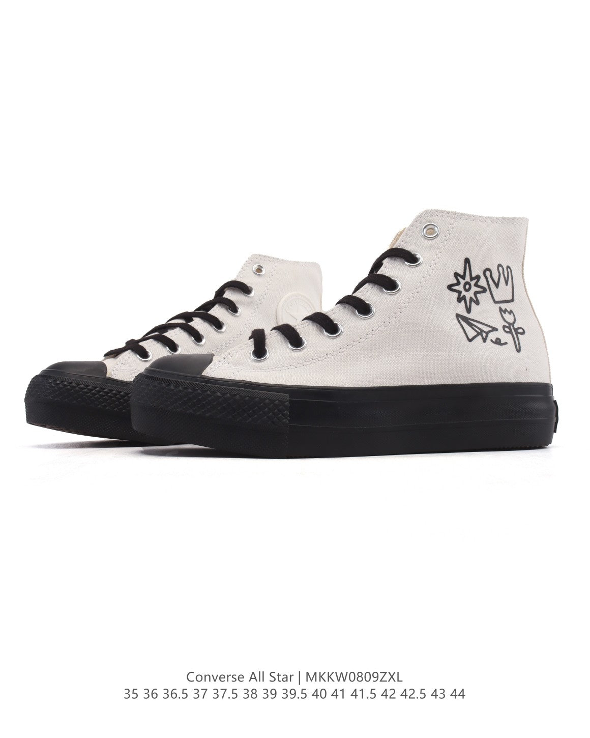 Converse Chuck 70 Hi Sketch Black White