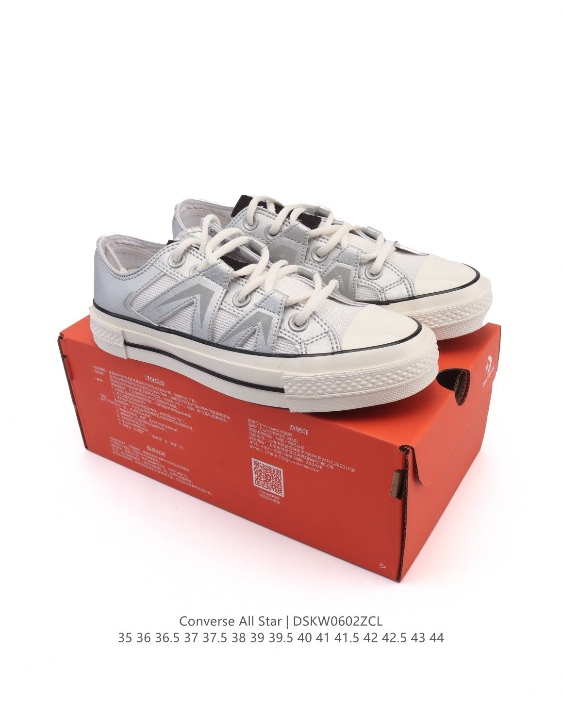 Converse Chuck 70 Low Metallic Pack Dull Silver