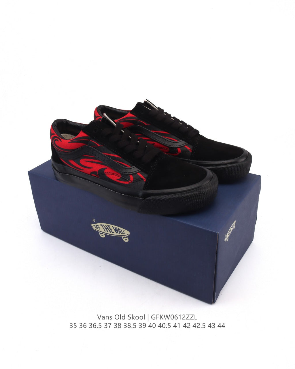 Vans Premium Old Skool Y2K Flame Black Red