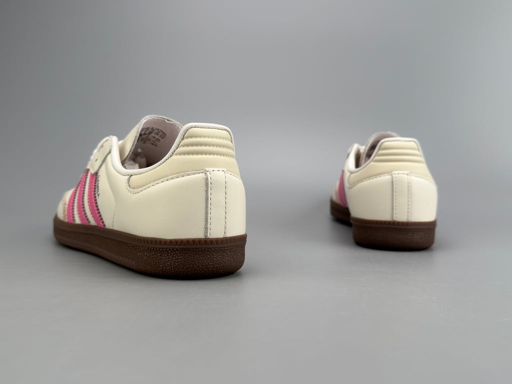 Adidas Samba OG Natural Leather & Front Suede Sneakers