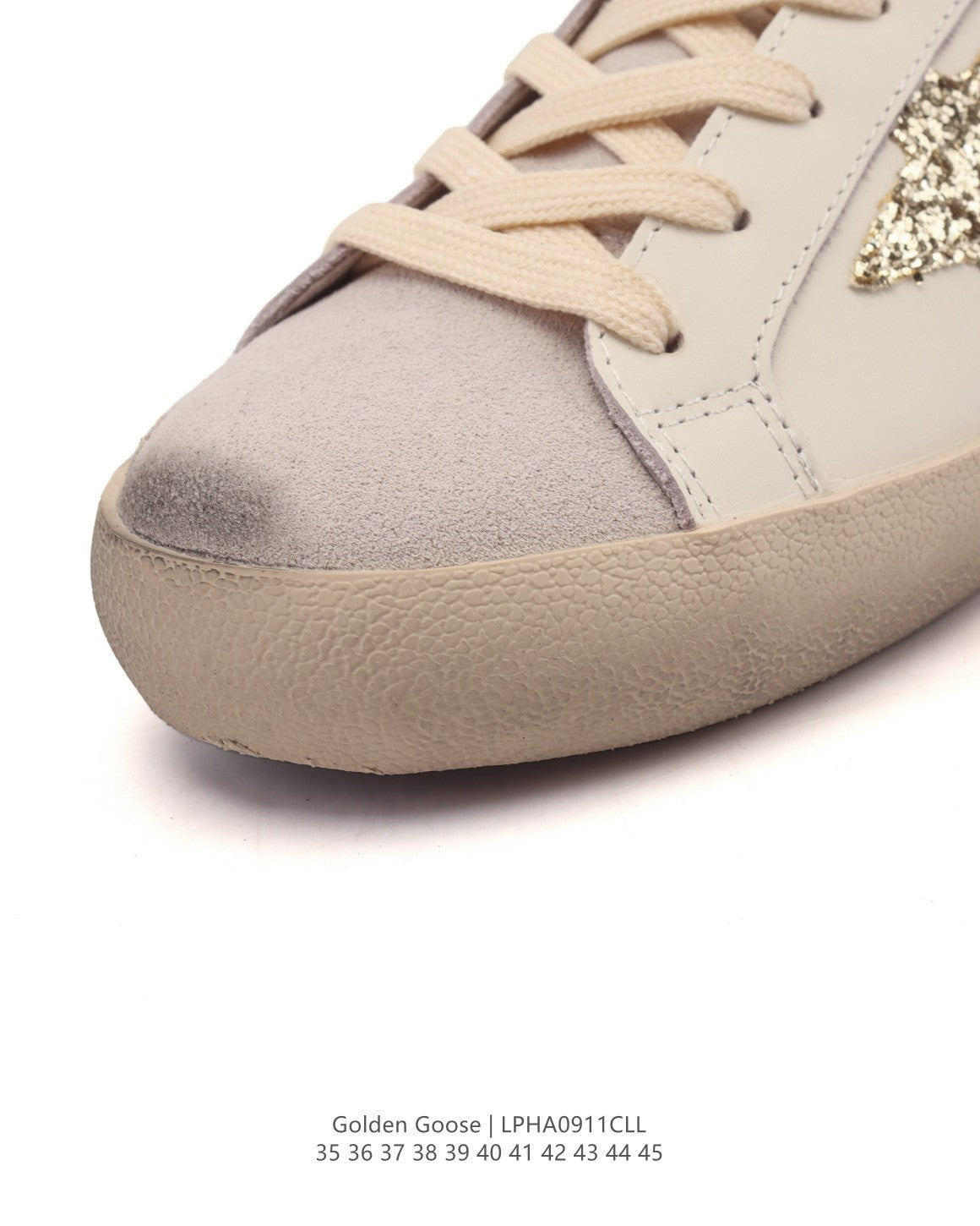 Golden Goose Superstar side star Glitter