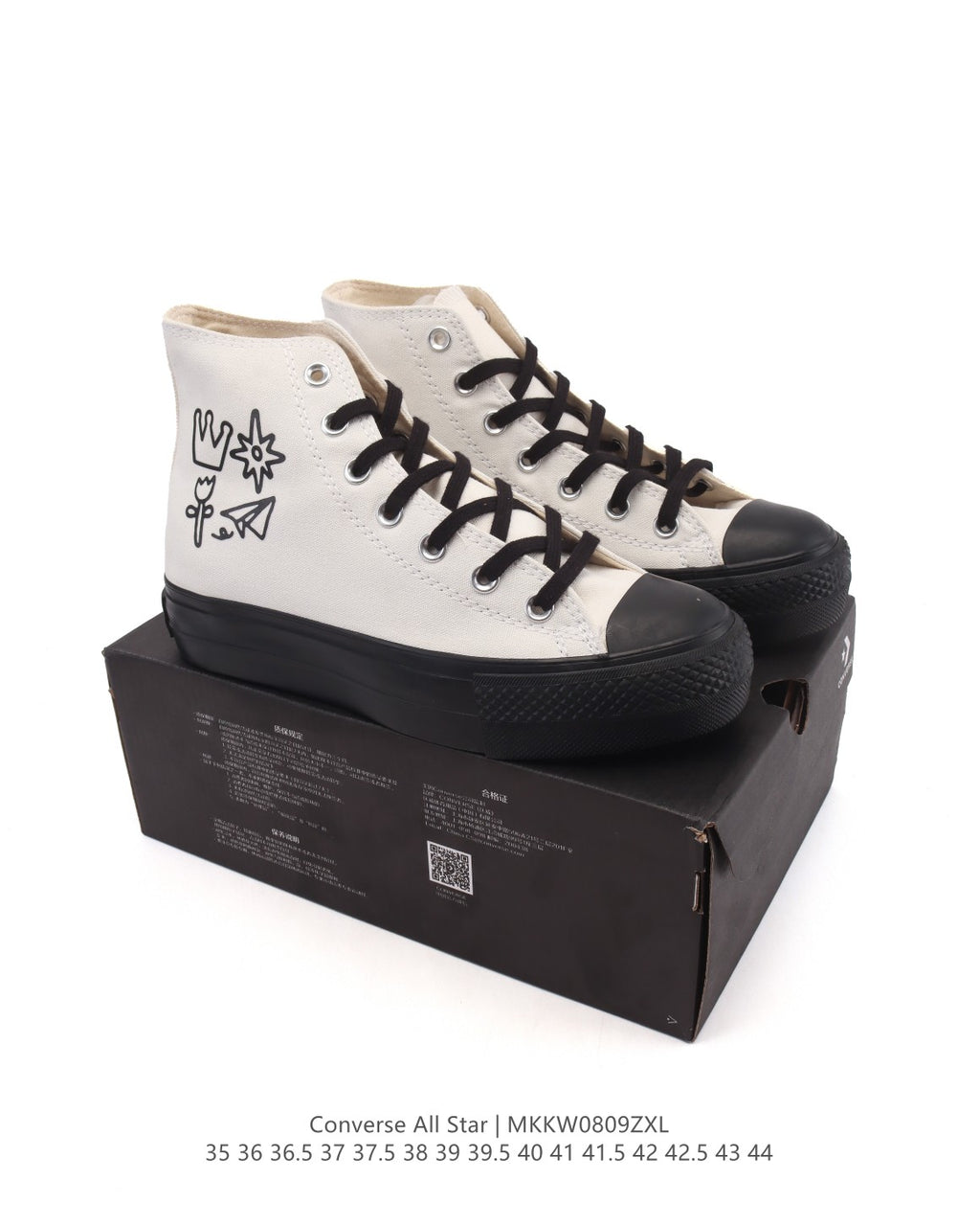 Converse Chuck 70 Hi Sketch Black White