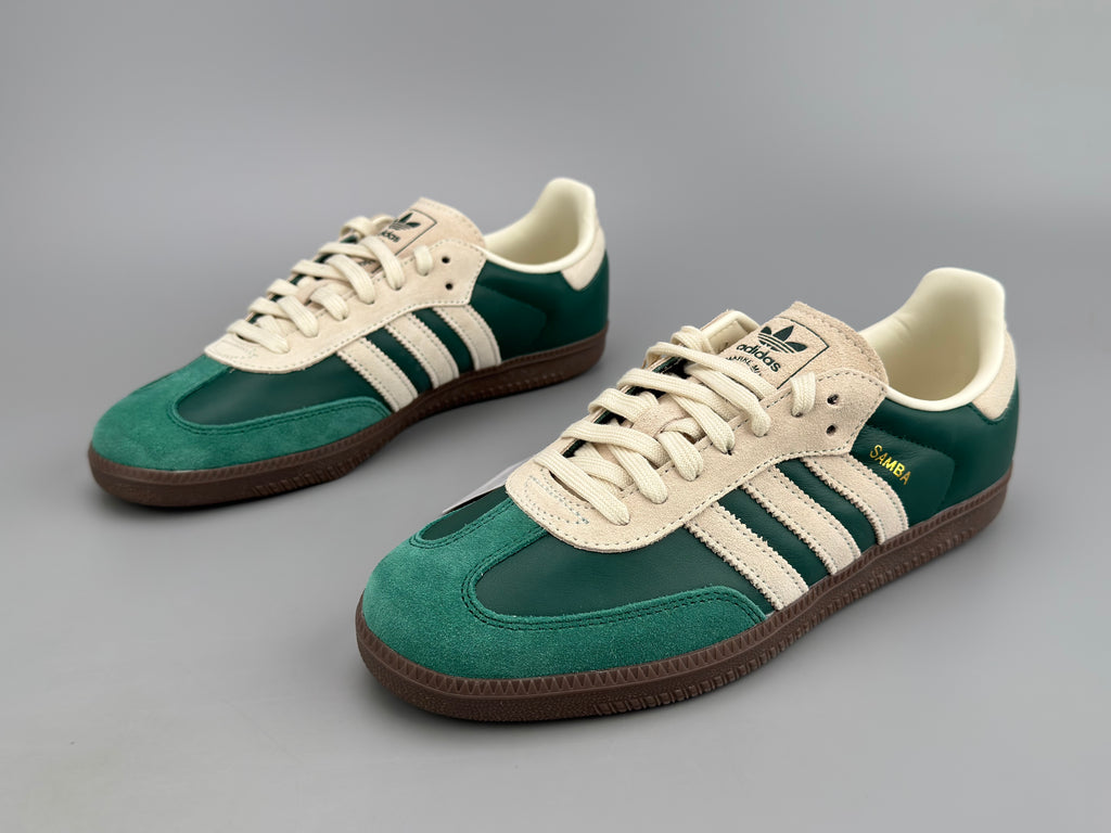 Adidas Samba OG Natural Leather & Front Suede Sneakers