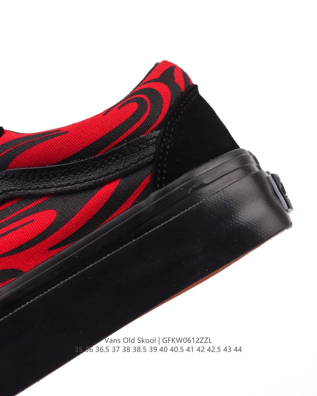 Vans Premium Old Skool Y2K Flame Black Red