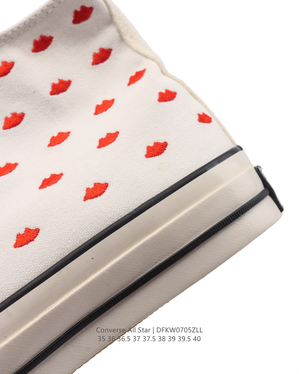 Converse Chuck 70 Hi Embroidered Lips
