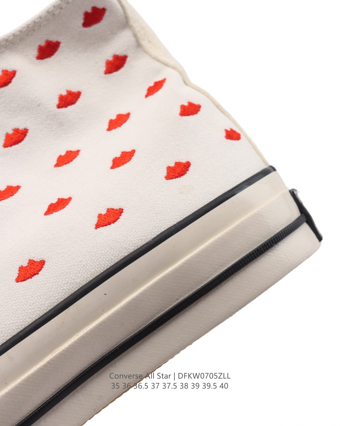 Converse Chuck 70 Hi Embroidered Lips