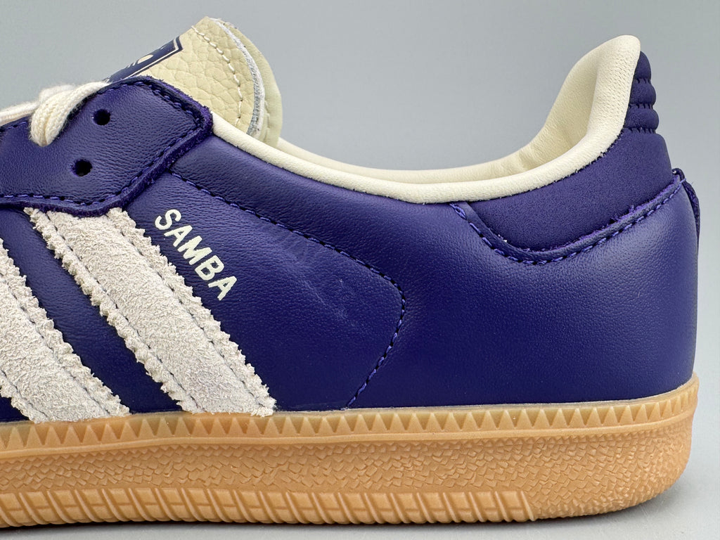 Adidas Samba OG Natural Leather & Front Suede Sneakers