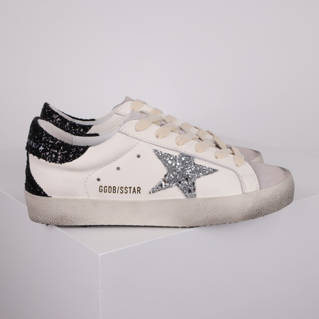 Golden Goose Superstar side star Glitter
