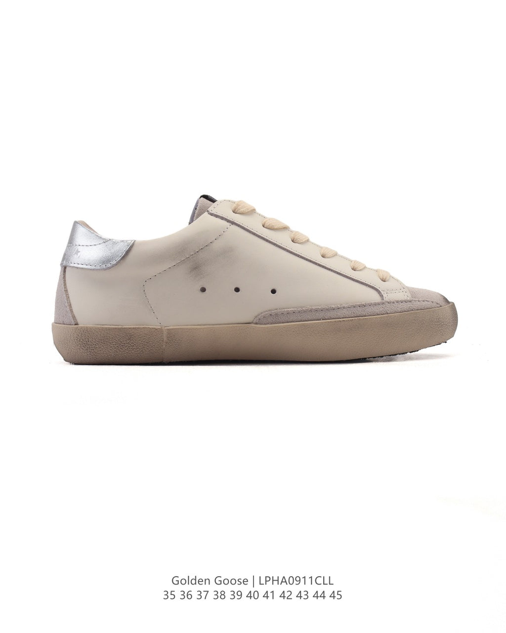 Golden Goose Superstar side star Glitter