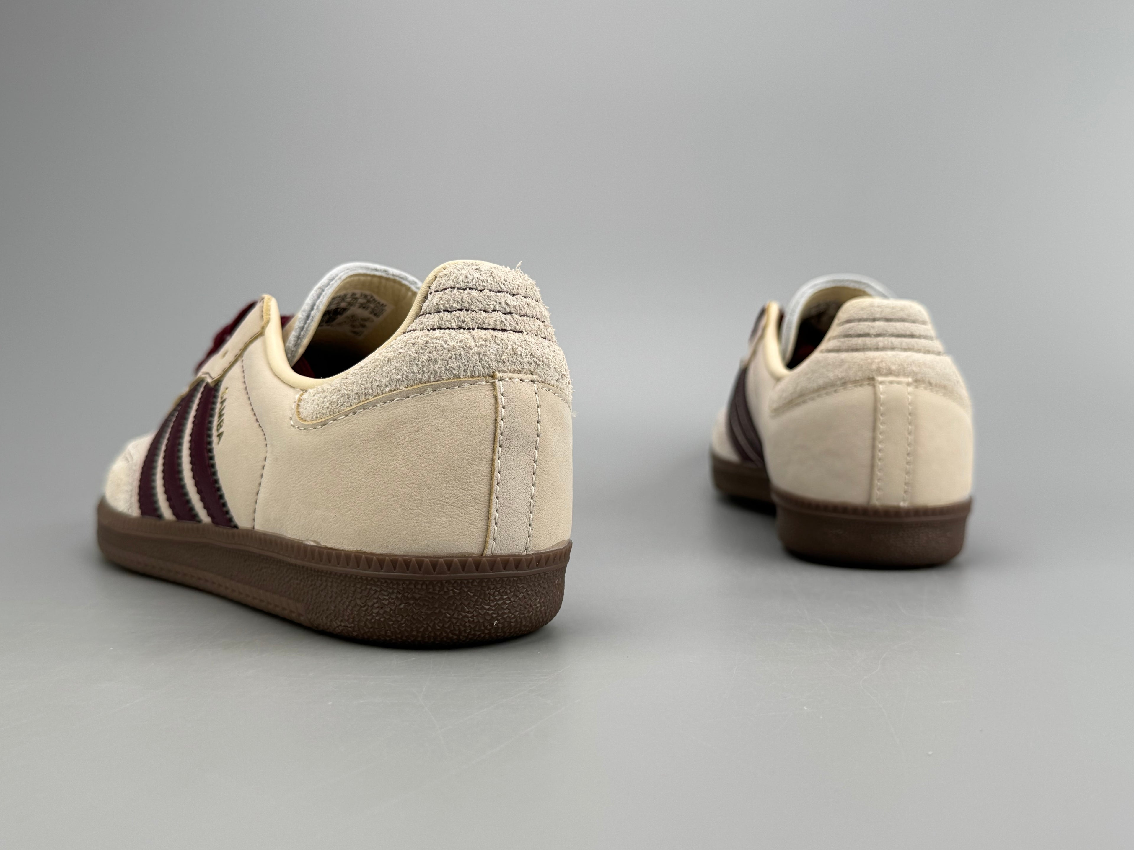 Adidas Samba OG Natural Leather & Front Suede Sneakers