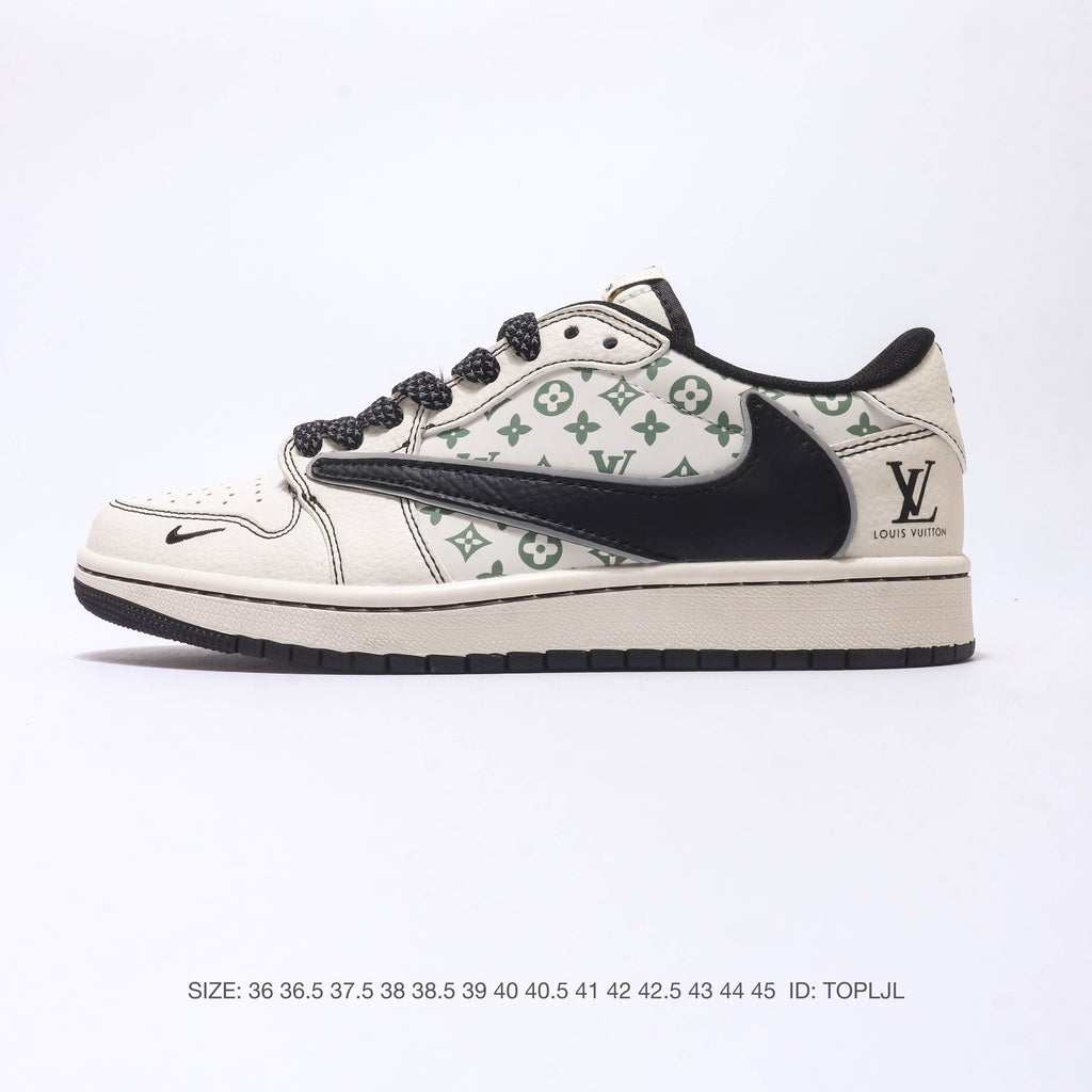 Nike Air Jordan 1 Low x Travis Scott x Louis Vuitton Green