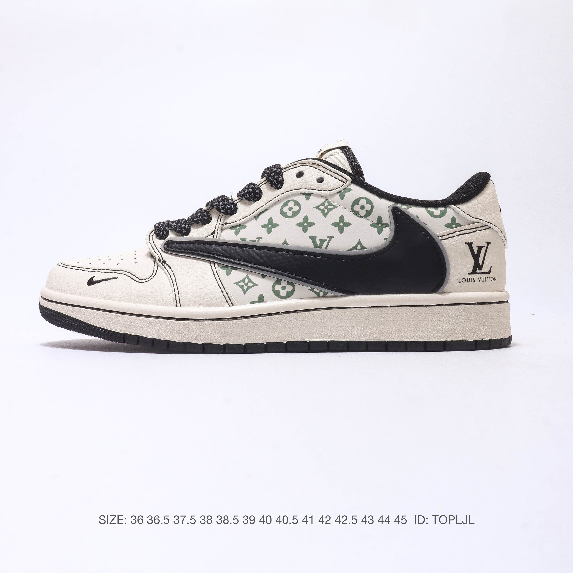Nike Air Jordan 1 Low x Travis Scott x Louis Vuitton Green