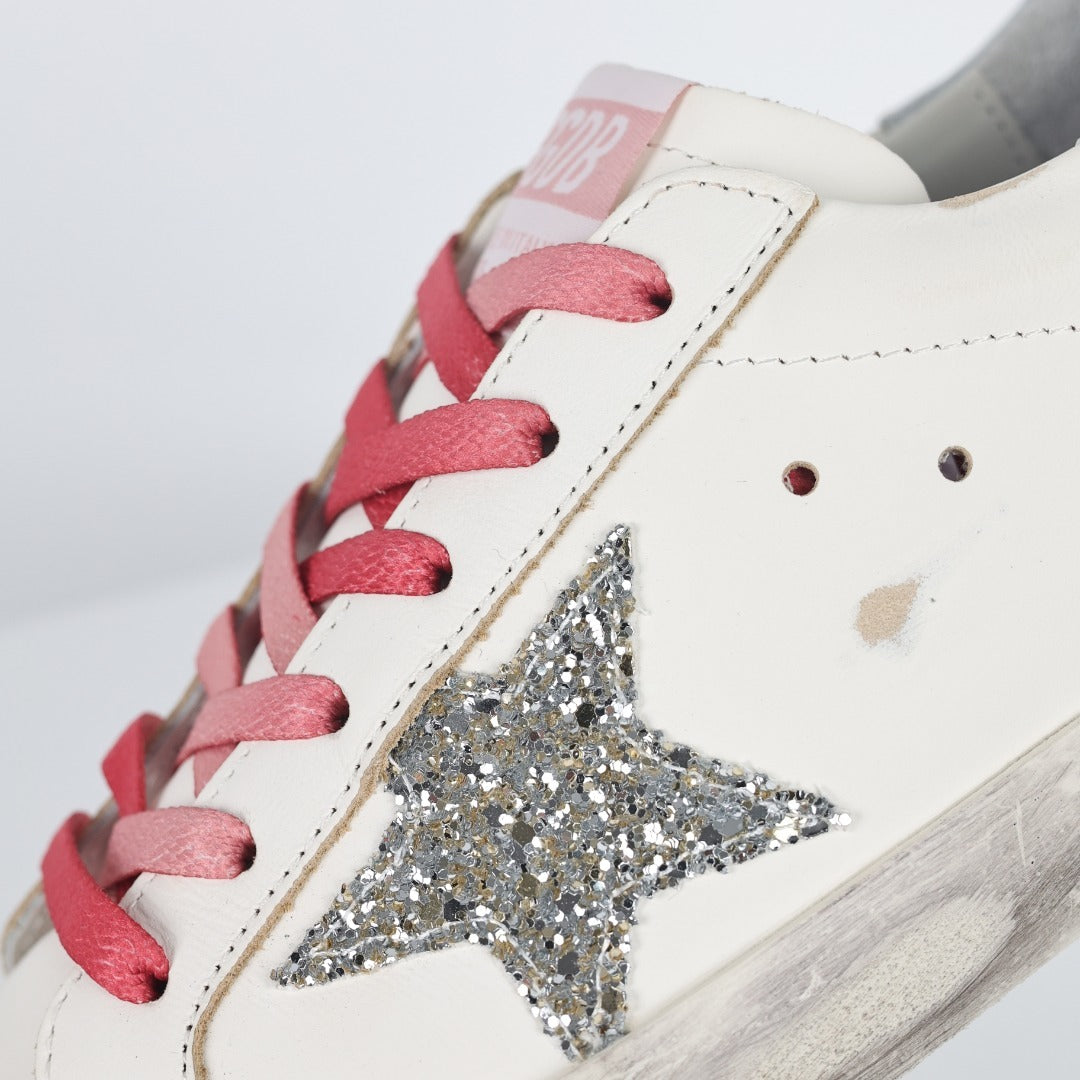 Golden Goose Superstar side star Glitter
