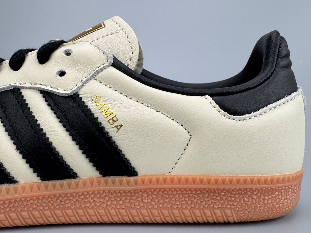 Adidas Samba OG Natural Leather & Front Suede Sneakers